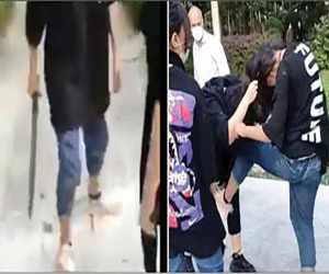 شوخی کاربران با قمه کشی هلیا + تصاویر