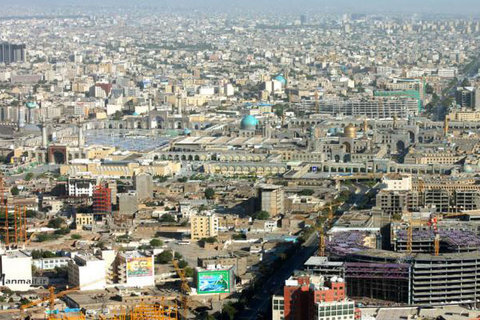 مشهد شهر دوستدار آب می‌شود