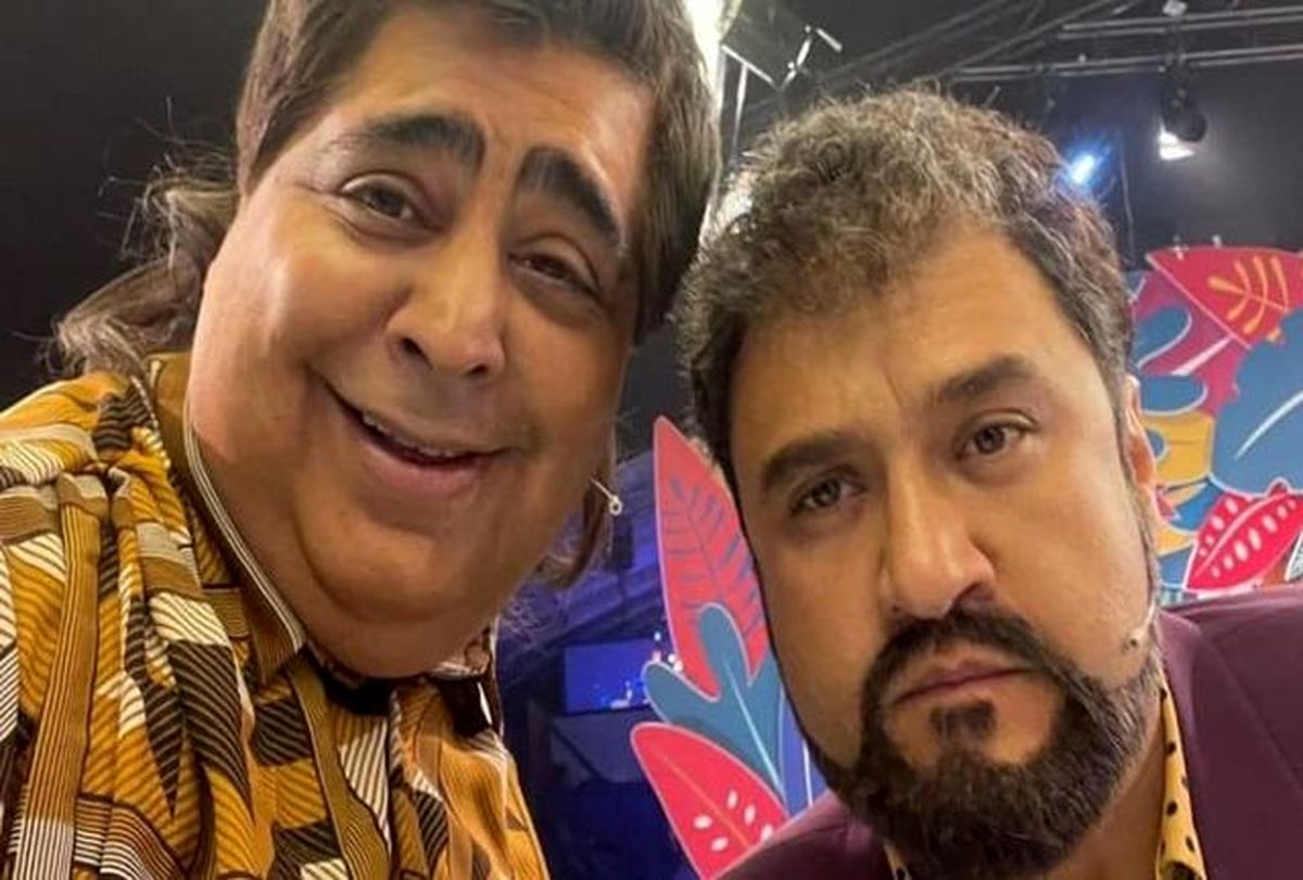 رفتار زشت رامبد جوان با بازیگر معروف در خندوانه + عکس