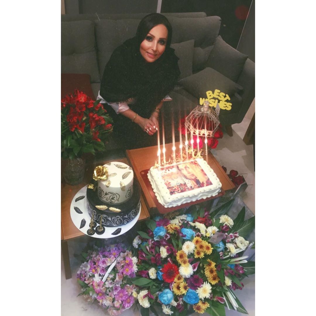جشن 42 سالگی پرستو صالحی  + تصاویر