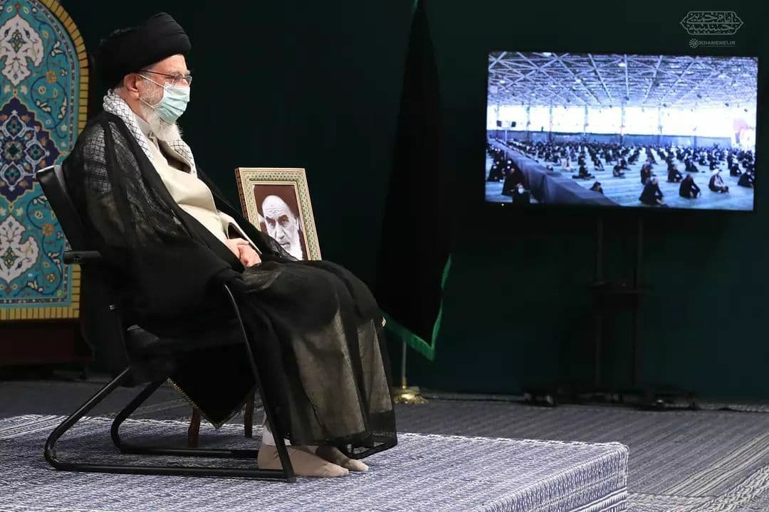 مراسم عزاداری اربعین حسینی با حضور رهبر انقلاب برگزار شد
