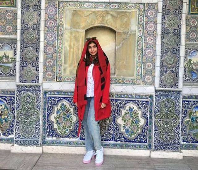 دنیز دایی با این  عکس جدیدش جنجالی در فضای مجازی به پا کرد | دختر آقای گل جهان دست از حواشی بر نمیدارد