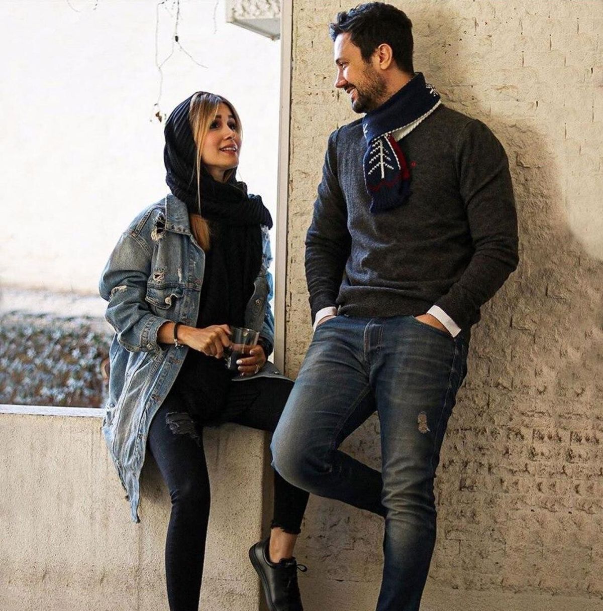 نظر کاربران توئیتر در مورد میکاپ همسر شاهرخ استخری + عکس شاهرخ استخری