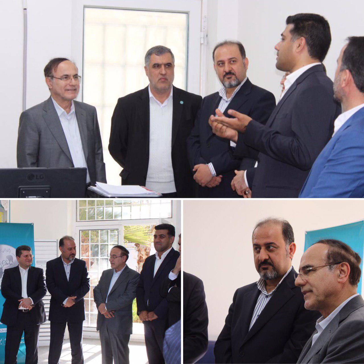  بازدید رئیس کل بیمه مرکزی از شعبه زاهدان بیمه دی