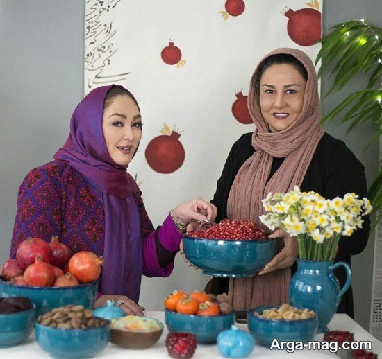 عکس های شب عید الهام حمیدی | الهام حمیدی از لباس عیدش رونمایی کرد
