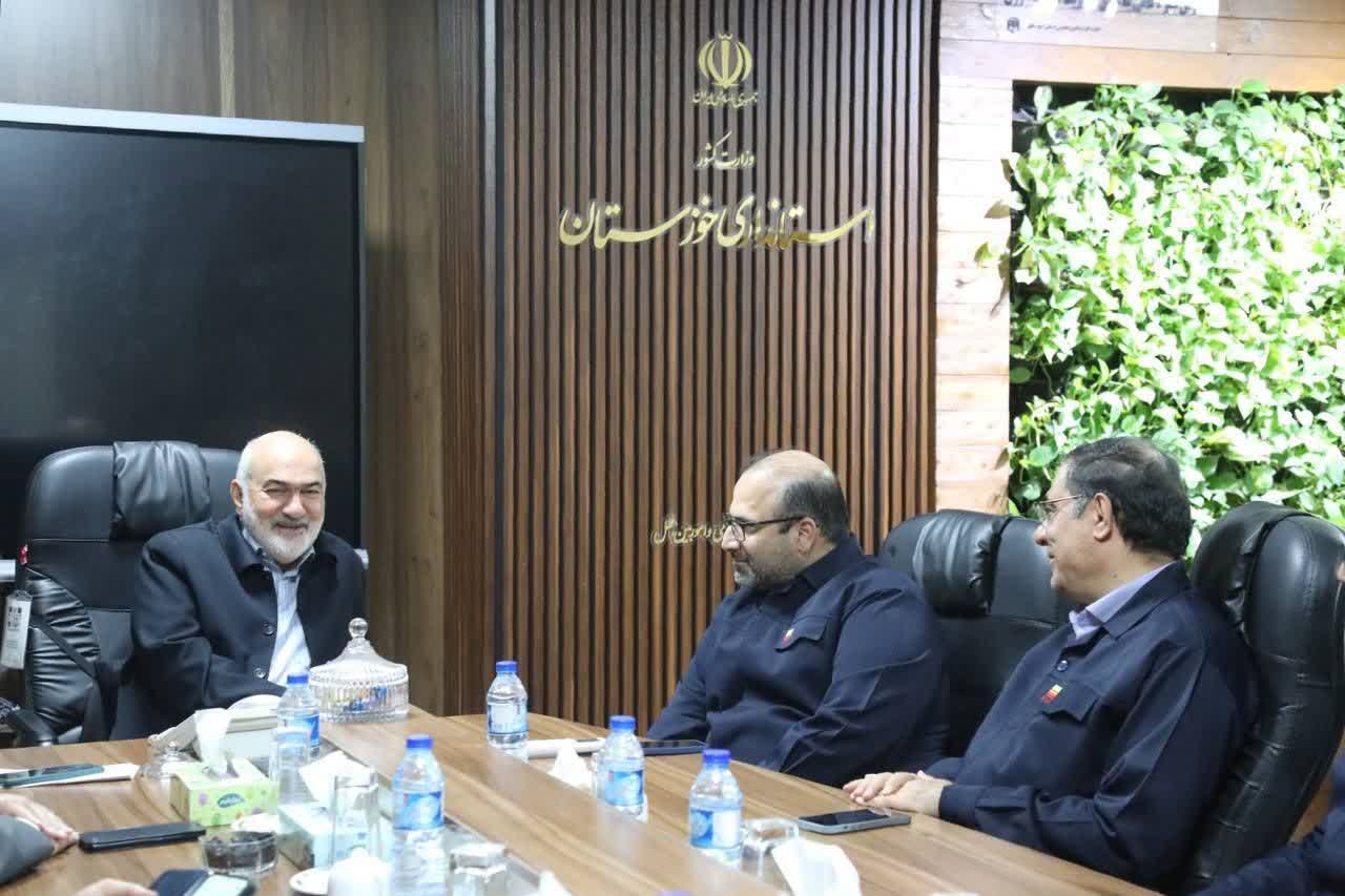  استاندار خوزستان در دیدار با مدیرعامل فولاد خوزستان