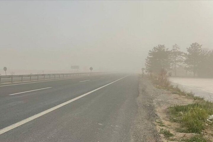 طوفان وحشتناک در اتوبان تهران ـ کرج+فیلم 