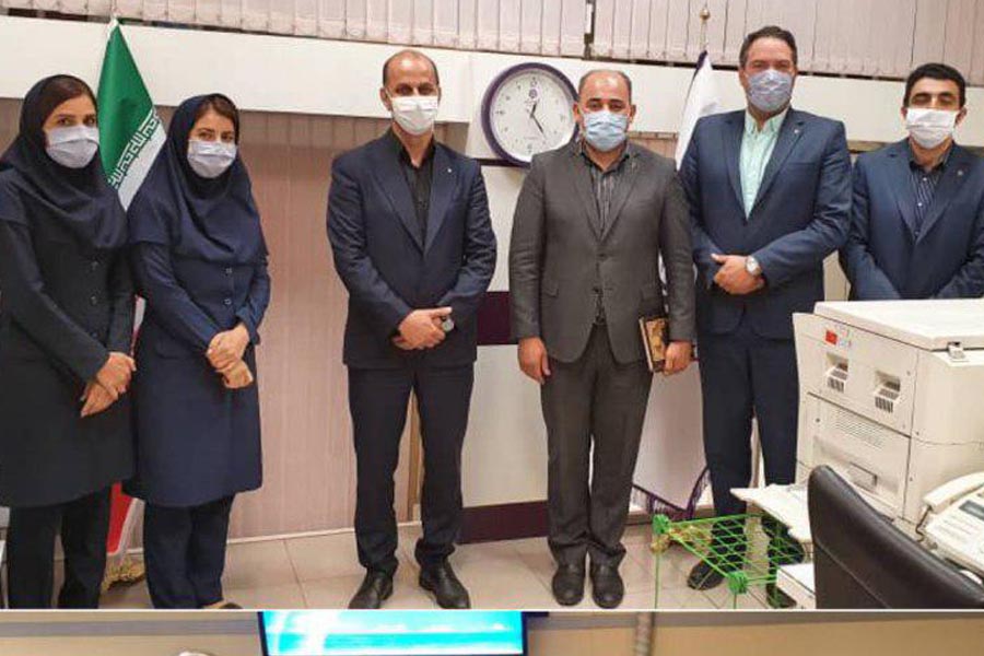  بازدید معاون عملیات بانکی، بانک ایران زمین از شعب استان تهران
