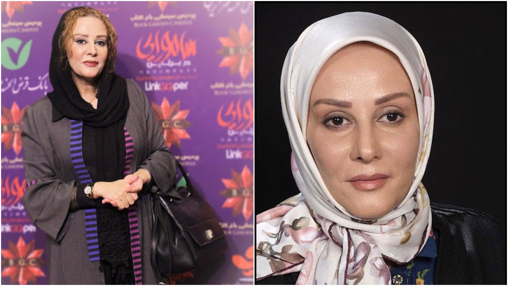 چادری شدن شیوا خسرومهر |  کی فکرش را می‌کرد شیوا خسرومهر  مثل الهام چرخنده شود 