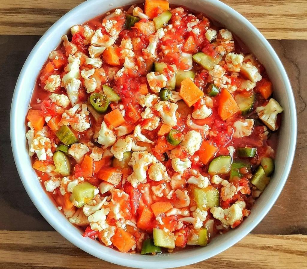 یک ترشی خاص و متفاوت برای کنار غذات درست کن | طرز تهیه ترشی سالاد فصل خوشمزه با طعمی عالی