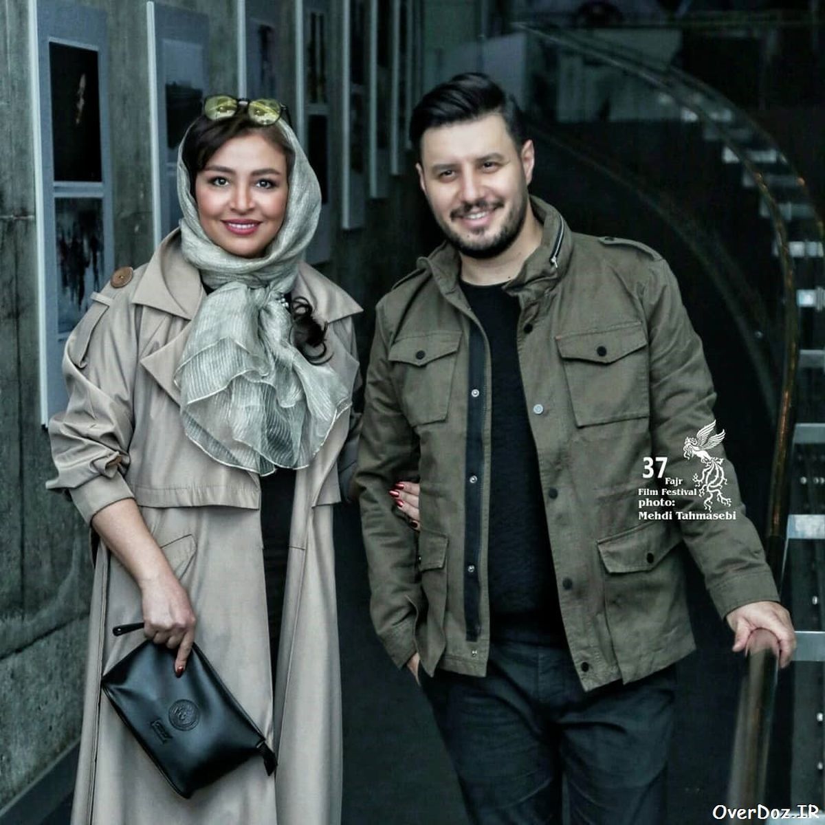 تیپ جالب همسر جواد عزتی در آلمان + عکس همسر جواد عزتی