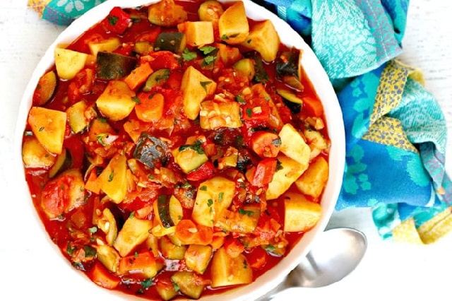 خوشمزه ترین غذایی که تا به حال نخوردی | طرز تهیه خوراک کدو سبز + فیلم 