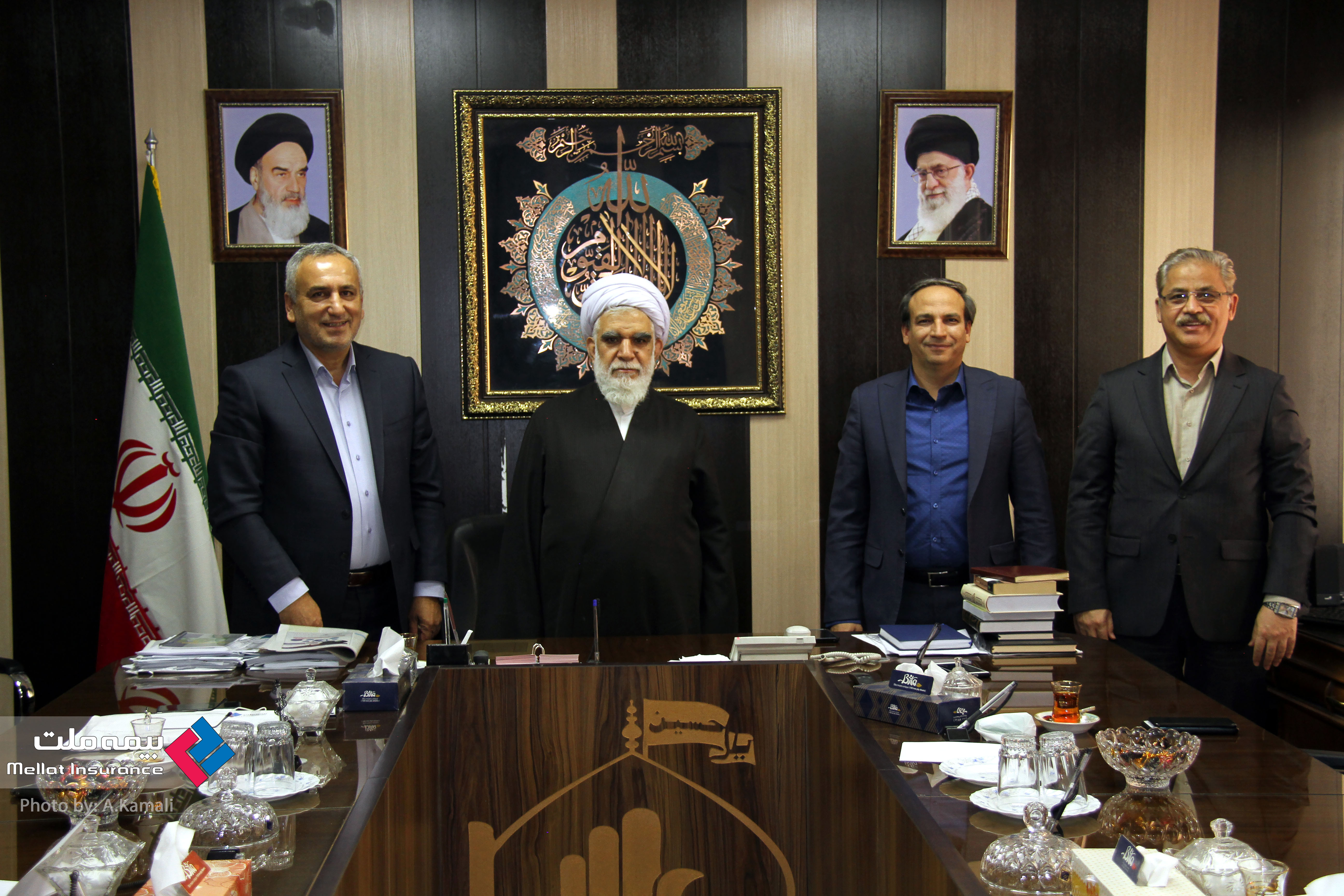  مدیرعامل بیمه ملت با آیت الله اختری دیدار کرد
