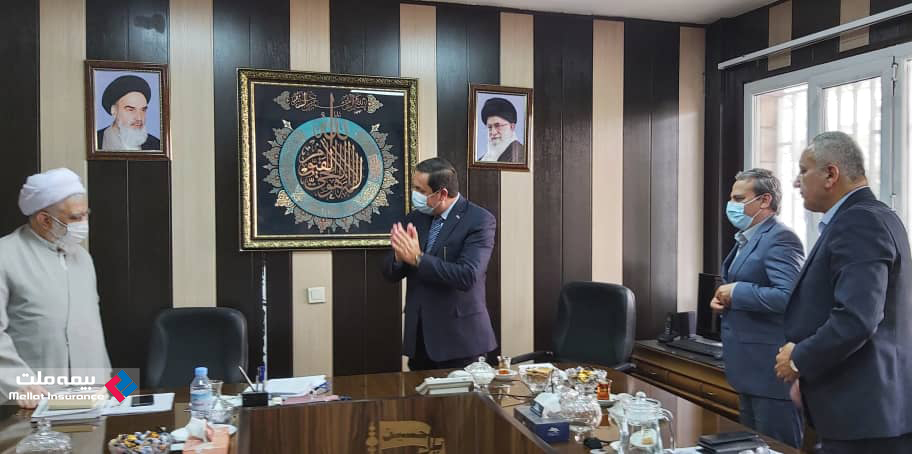  استقبال سفیر سوریه از آغاز فعالیت بیمه ملت به عنوان اولین شرکت بیمه ایرانی در سوریه
