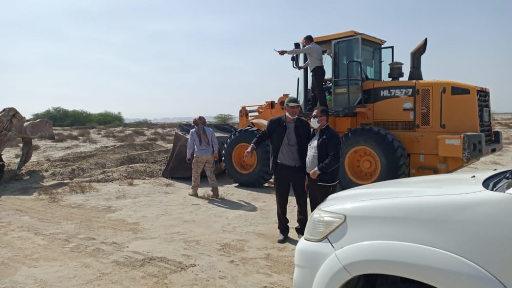 رفع تصرف 206.6 هزار مترمربع از اراضی ملی و دولتی به ارزش 82.6 میلیارد ریال در روستای گورزین قشم