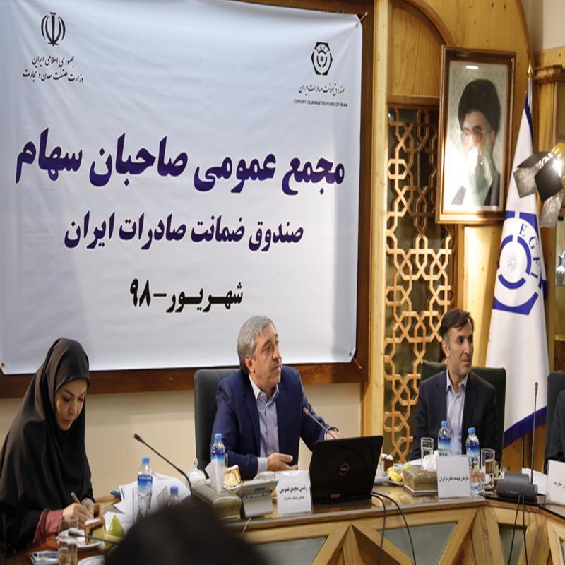 صورت‌های مالی سال ۱۳۹۷ صندوق ضمانت صادرات ایران تصویب شد

