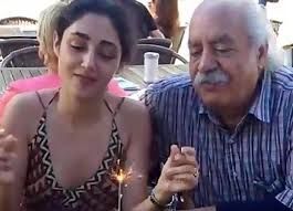 عکس لورفته و منشوری گلشیفته فراهانی به همراه پدرش لب ساحل در خارج از کشور + فیلم و عکس 