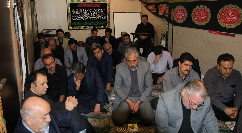 برگزاری مراسم عزاداری ایام سوگواری حضرت‌اباعبدالله‌الحسین‌(ع)در پست‌بانک‌ایران
