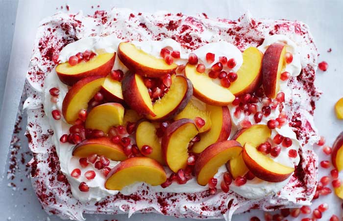 برای عصرانه یک دسر خاص تهیه کن / طرز تهیه دسر هلو باطعمی عالی!