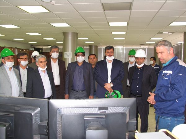 بازدید مدیرعامل و اعضای هیئت مدیره شرکت ملی فولاد ایران از مجتمع فولاد میانه و شرکت فولاد آذربایجان