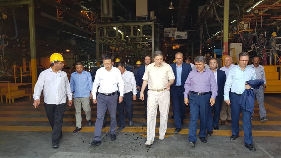  بازدید مدیر عامل بانک مهر اقتصاد از شرکت مدیران خودرو