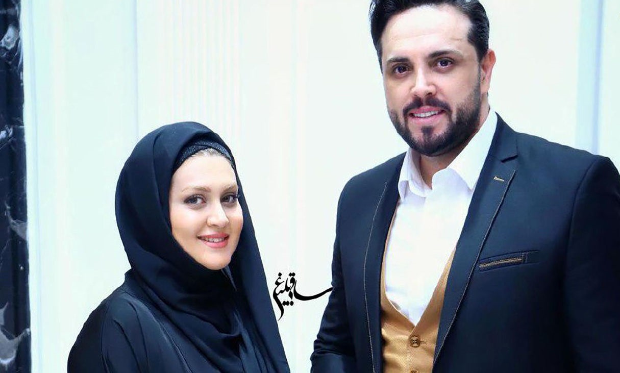 جشن تولد دونفره مجری تلویزیون با همسرش + تصاویر