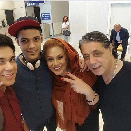 خوش و بش نسرین مقانلو با رضا رویگری | نسبت نسرین مقانلو با اقای بازیگر فاش شد