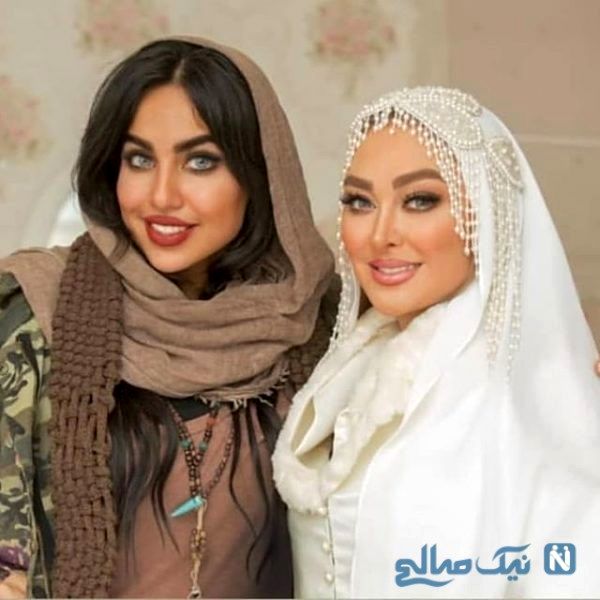مدل شدن الهام حمیدی برای خواهر بهاره رهنما 