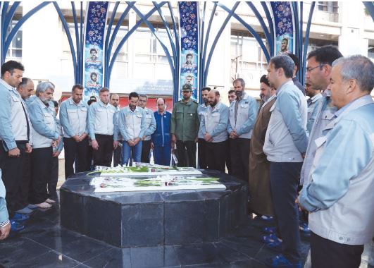 گرامیداشت هفتۀ بسیج در فولاد مبارکه

