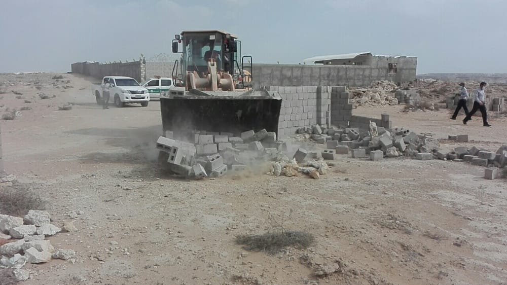 رفع تصرف 4000 مترمربع اراضی خالصه دولتی به ارزش 4 میلیارد ریال در روستای کردوا قشم