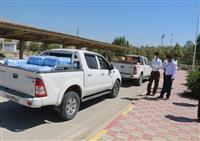 تحویل محموله بهداشتی منطقه ویژه پارس به فرمانداری عسلویه