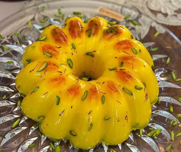 دستور تهیه دسر زعفرانی مناسب برای ماه رمضان | با این دسر خوشمزه یک پذیرایی عالی داشته باش