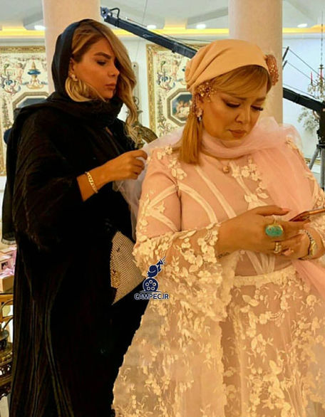 عکس های لورفته از مراسم لاکچری سالگرد ازدواج دوم بهاره رهنما + فیلم