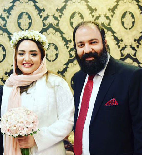 عکس دیده نشده از سومین سالگرد ازدواج نرگس محمدی + عکس جالب