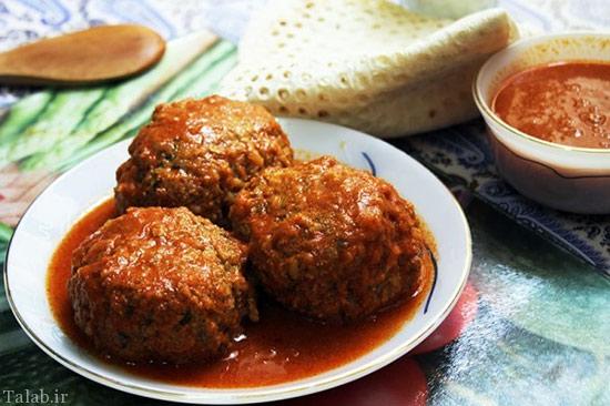 طرز تهیه کوفته تبریزی اصیل با لپه+آموزش  به همراه فوت و فن 