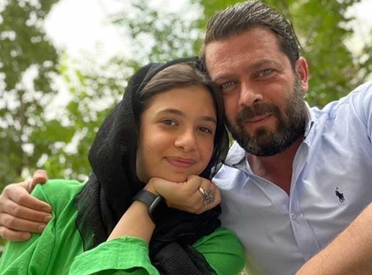 دختر ۱۵ ساله پژمان بازغی یه فیلم بازی کرده فاز آنجلینا جولی گرفته