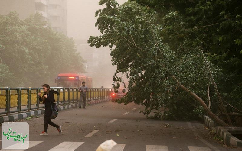 وزش باد شدید در برخی مناطق کشور
