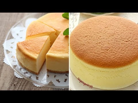 طرز تهیه چیزکیک ژاپنی یا کیک پنیر پنبه ای (کیک پنبه ای)