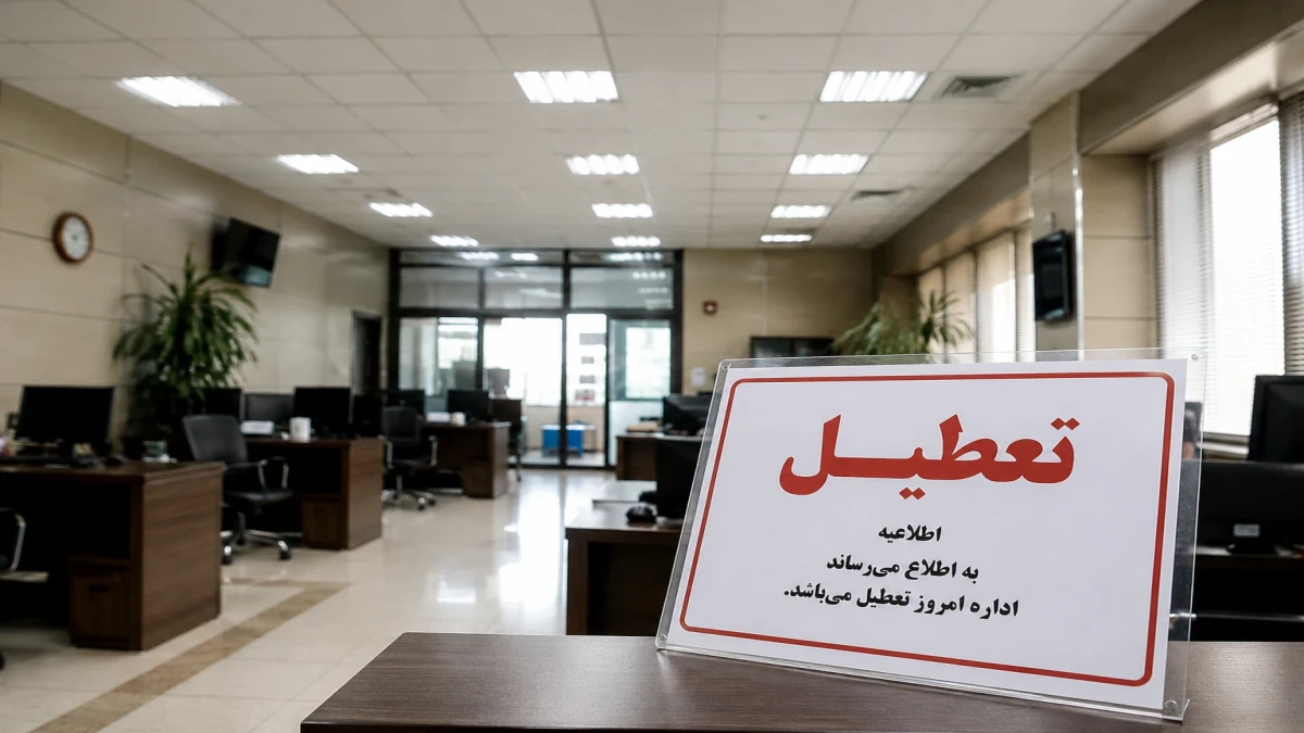 تعطیلی ادارات و بانک‌ها فردا شنبه ۲۷ تیر ۱۴۰۵ + جدول ساعت کاری