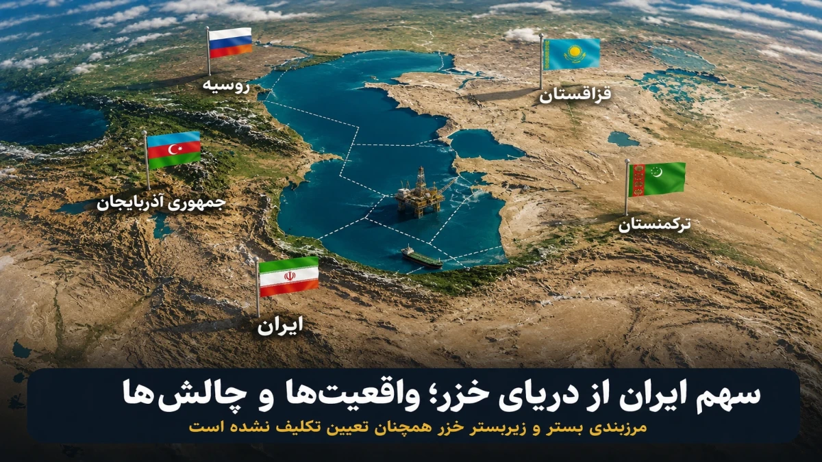 سیر تا پیاز سهم ایران از دریای خزر