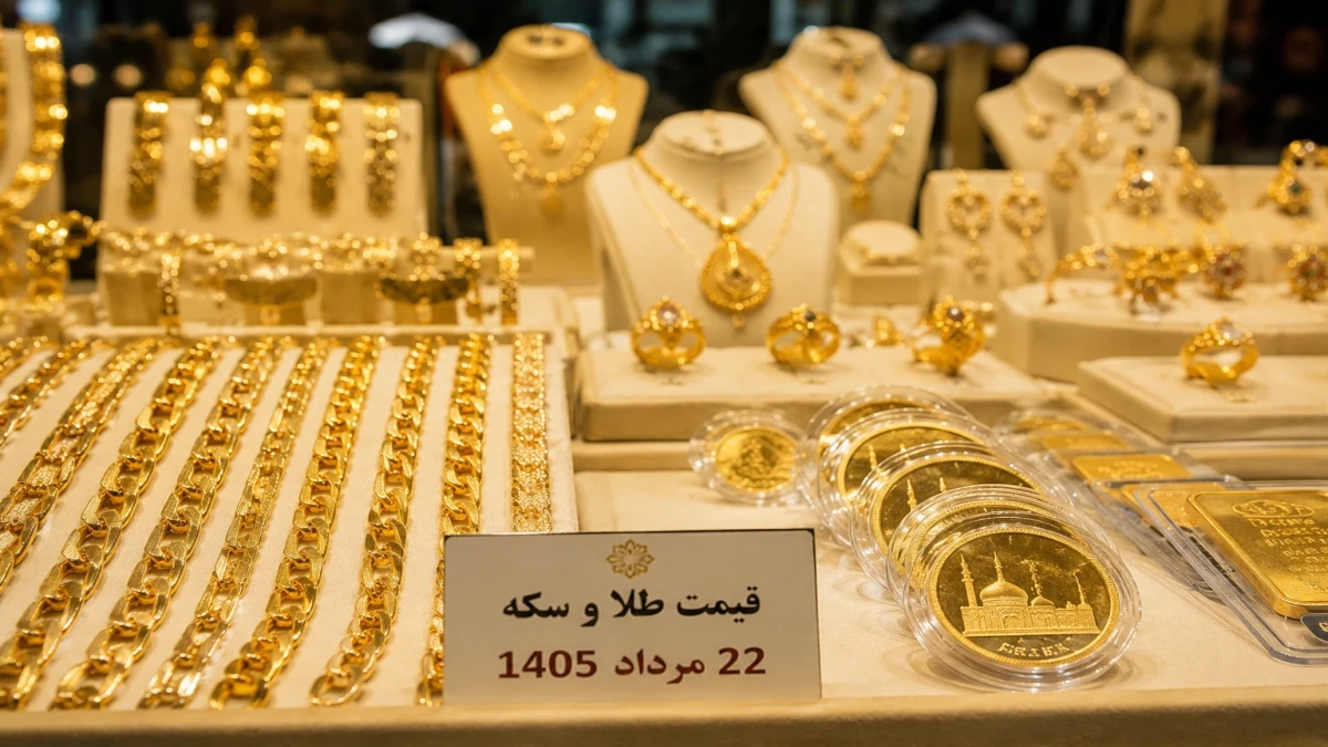 قیمت طلا و سکه امروز ۲۲ مرداد ۱۴۰۵؛ طلای ۱۸ عیار و سکه پایین آمدند