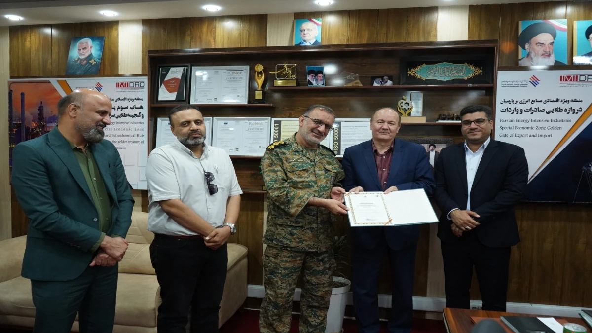 حسین دورانديش به‌عنوان فرمانده پایگاه بسیج منطقه ویژه اقتصادی پارسیان معرفی شد