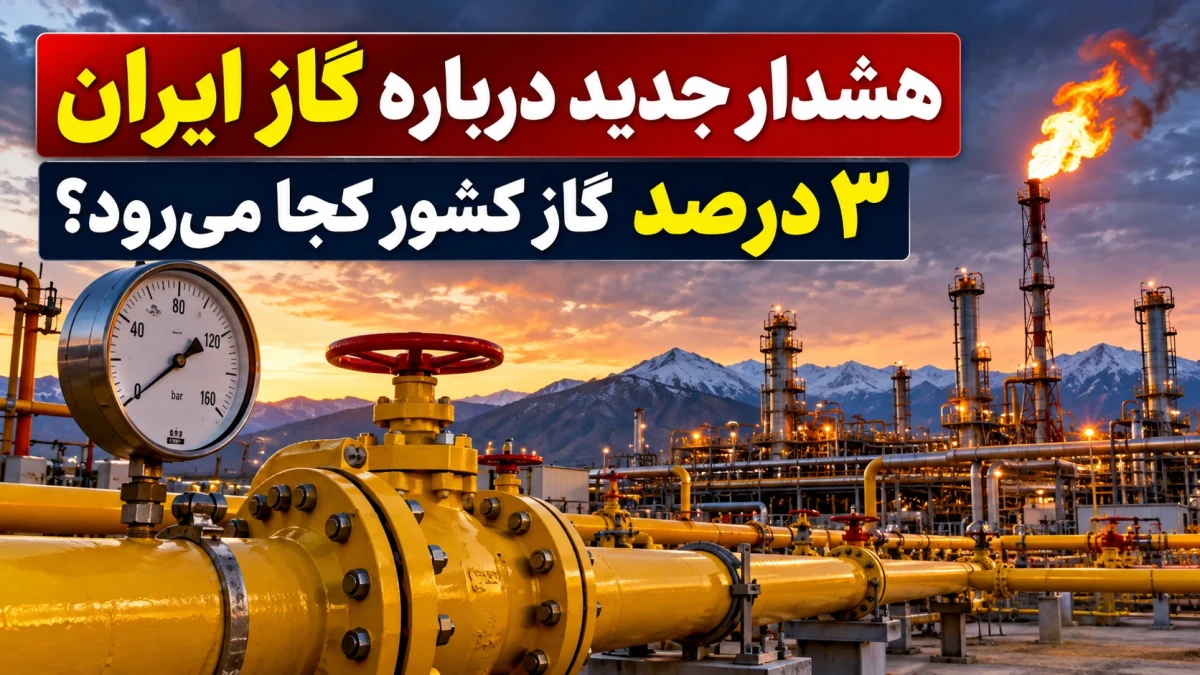 هشدار جدید درباره گاز در آستانه زمستان؛ ۳ درصد تولید گاز ایران کجا می‌رود؟ + جدول آمار