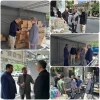 بازدید سرپرست پژوهشكده بیمه از موكب خدمت‌رسانی پژوهشكده در مسیر تشییع رهبر شهید انقلاب اسلامی