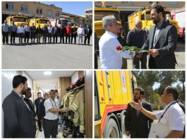 آتش‌نشانان پیام نقش مهمی در تأمین ایمنی مجموعه دارند