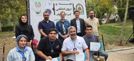 قطار لیگ مینی گلف تهران به مقصد رسید